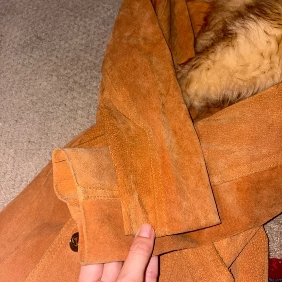 Vintage Penny Lane Coat with Fur Collar - Picture 3 of 13